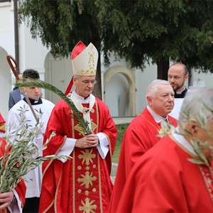 Nadbiskup Kutleša predvodio misno slavlje Nedjelje Muke Gospodnje